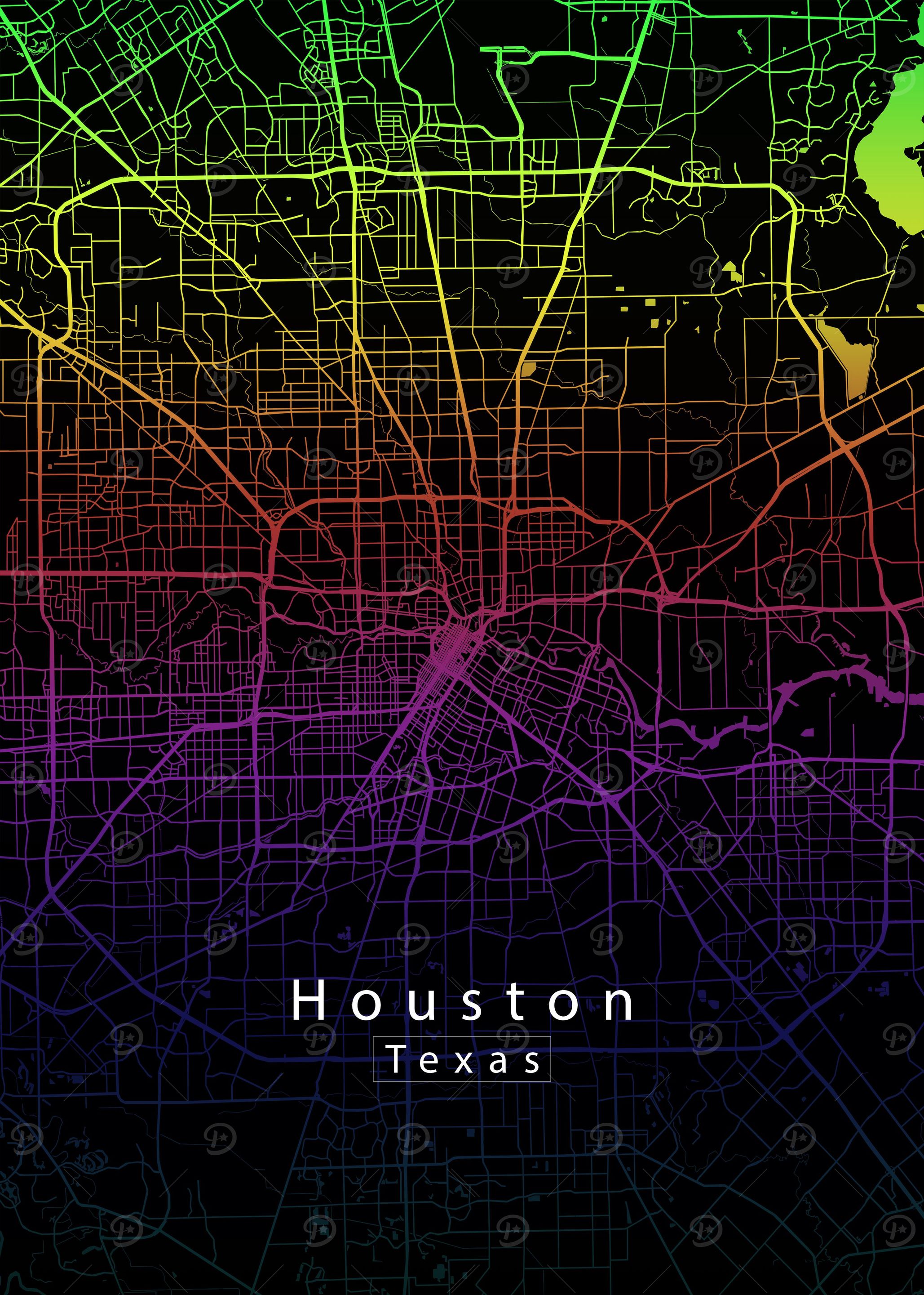 Houston City Map