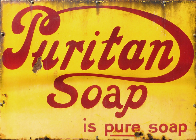 Puritan Soap Vintage Sign