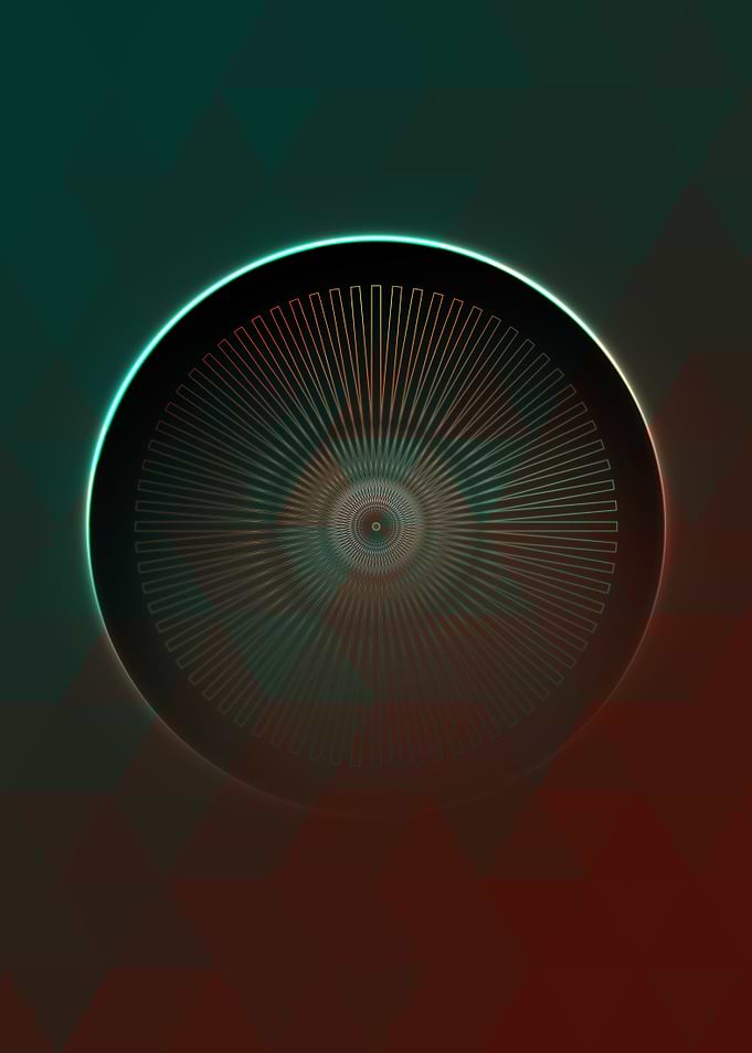 Glowing Glyph Seal Circle