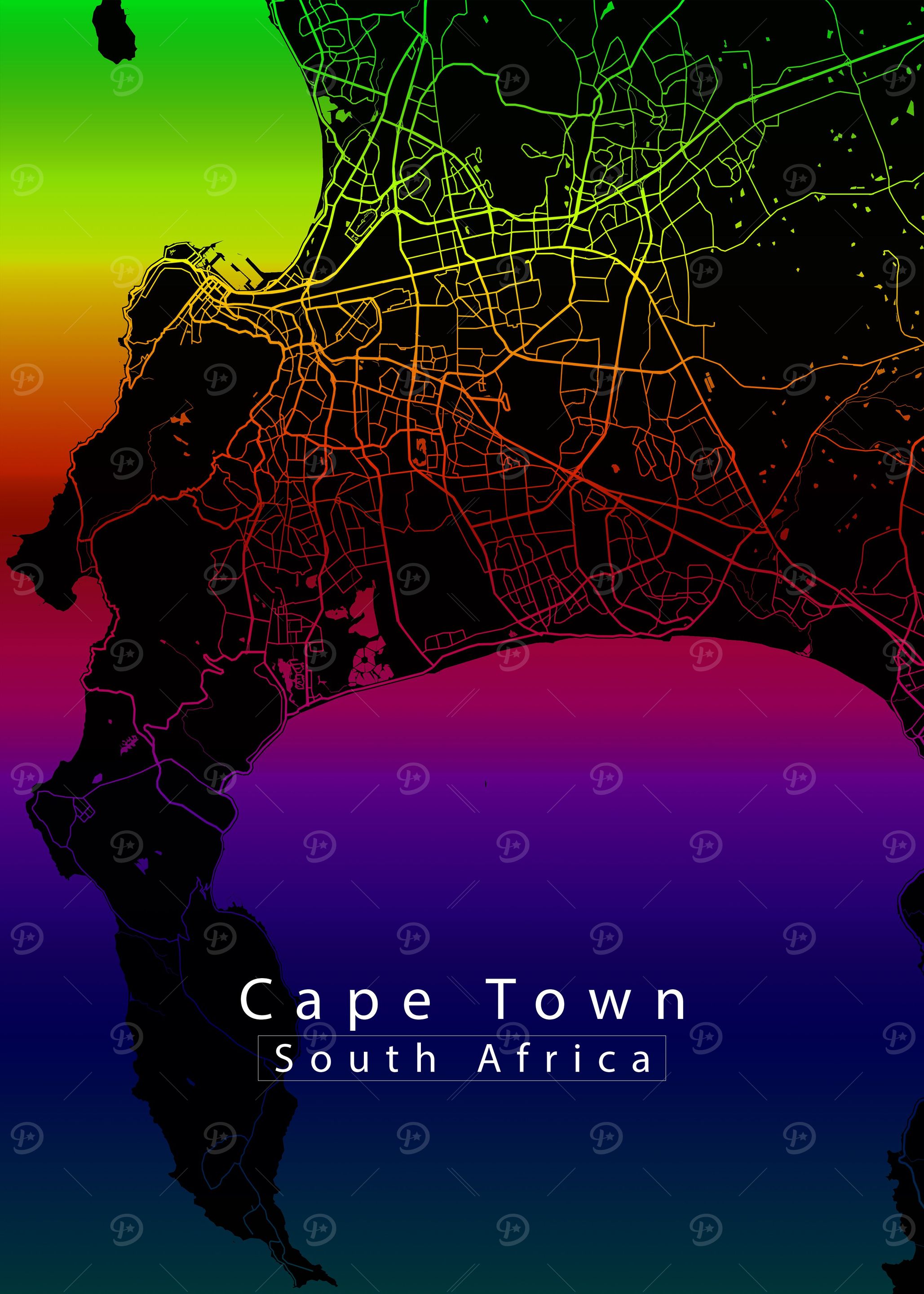 Cape Town City map