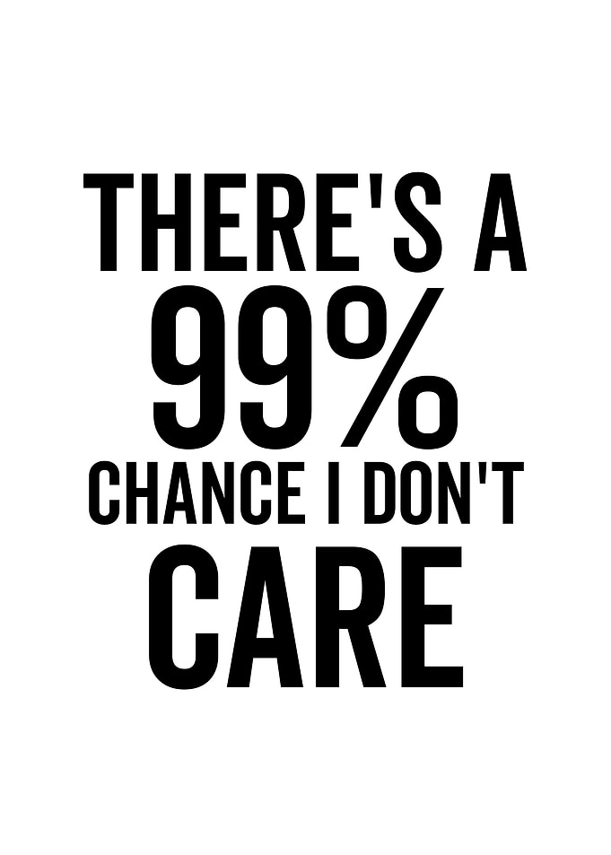 Theres a 99 Chance I