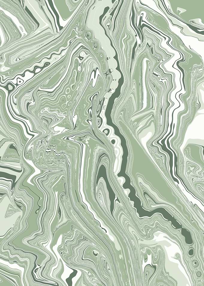 Green Abstract Marble