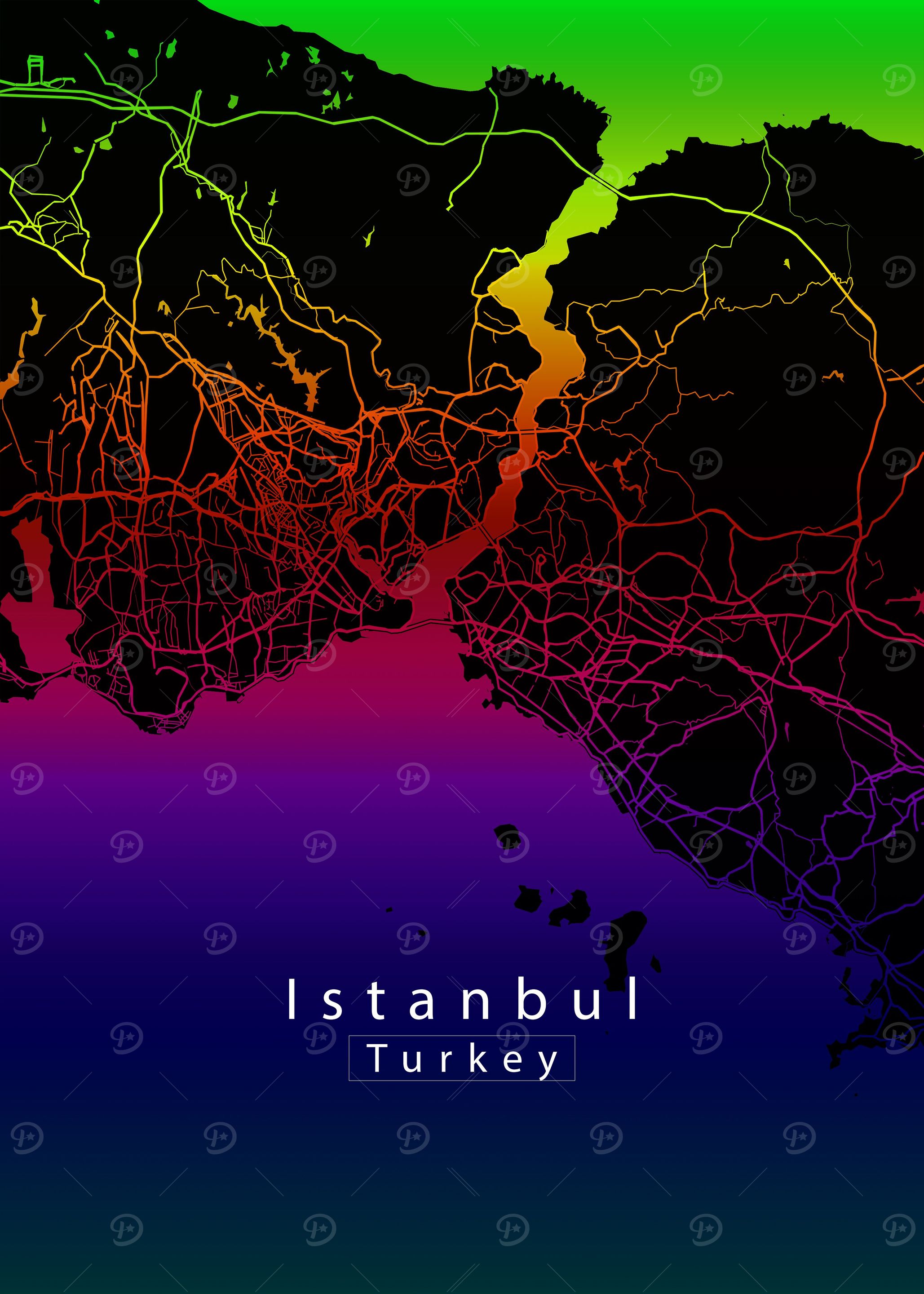 Istanbul City Map