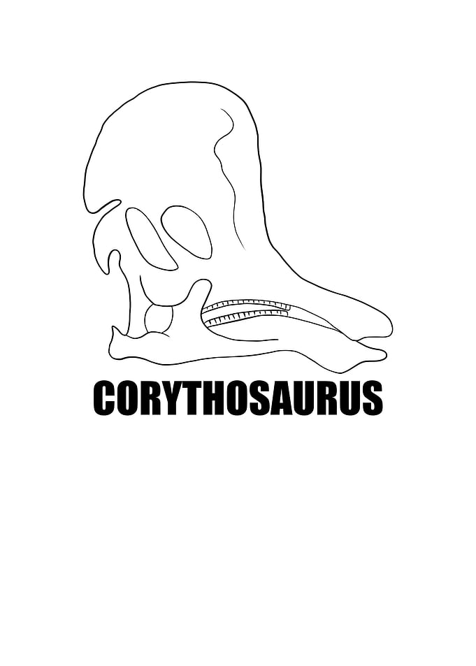 Dinosaurier Corythosaurus