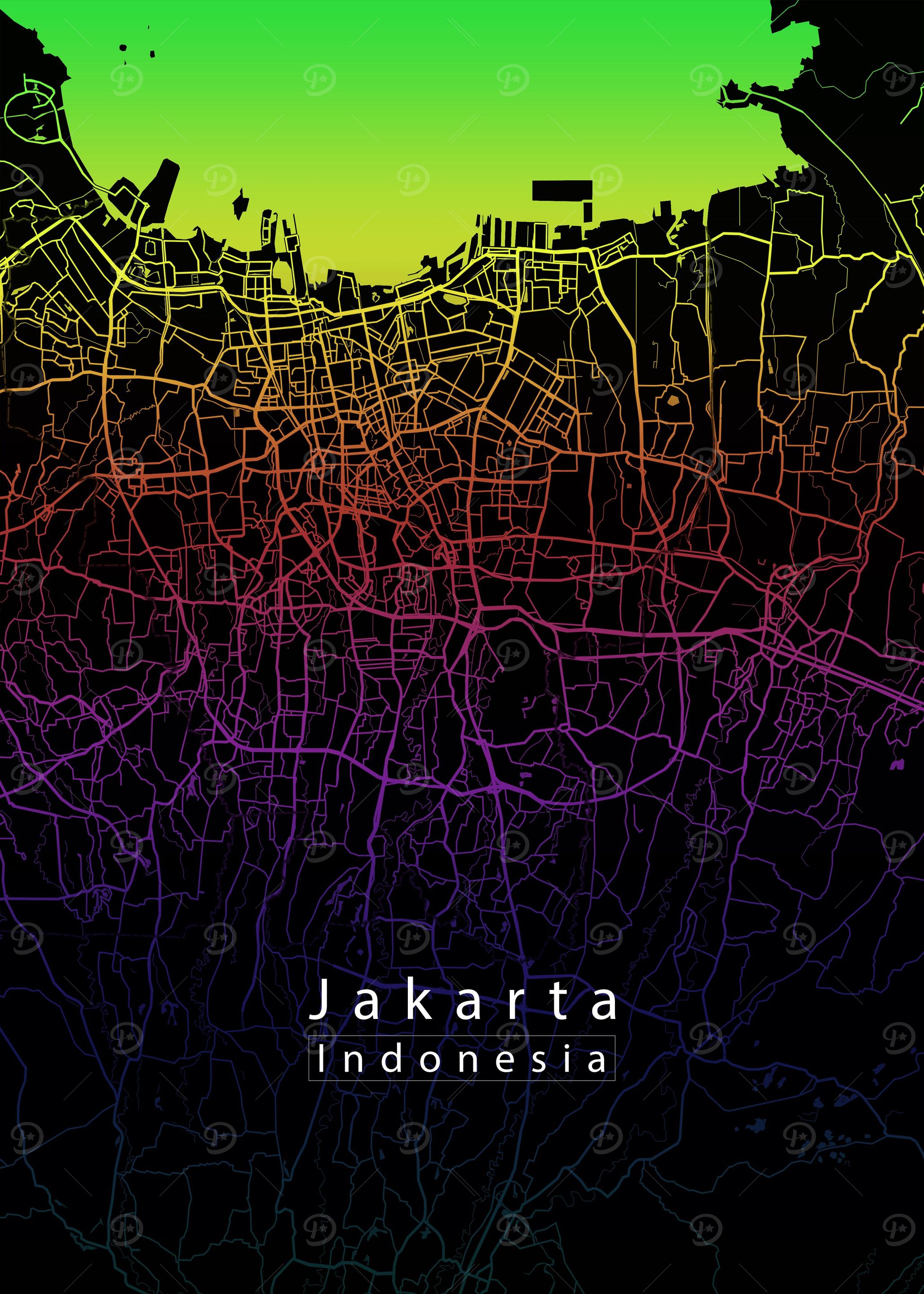Jakarta City Map