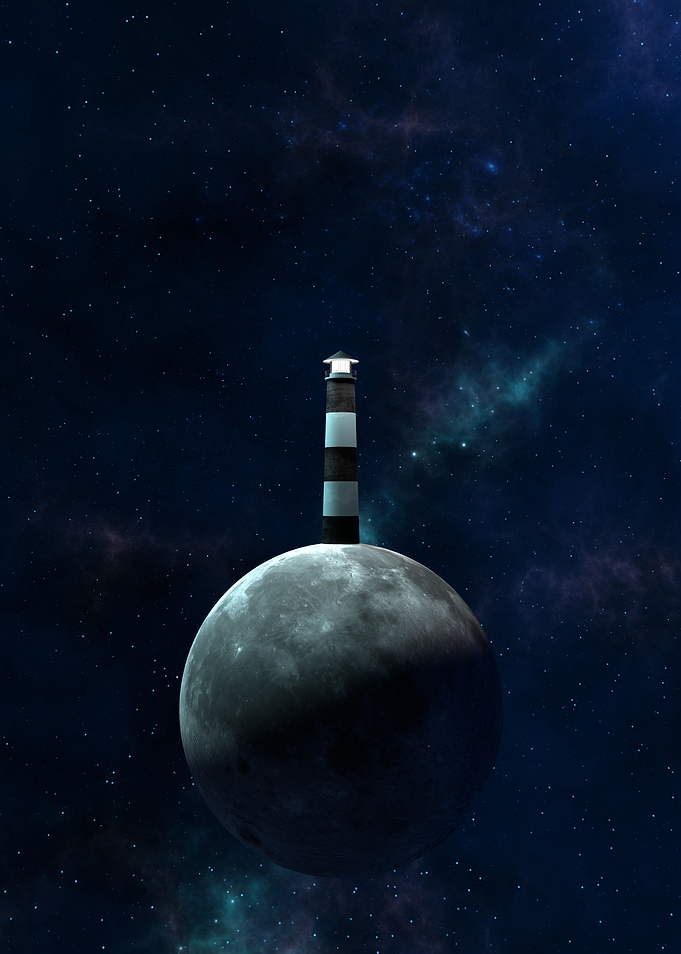 Lighthouse on the Moon