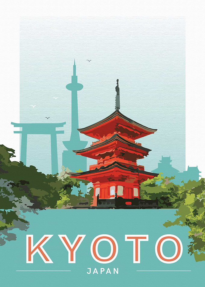 Kyoto Travel Vintage