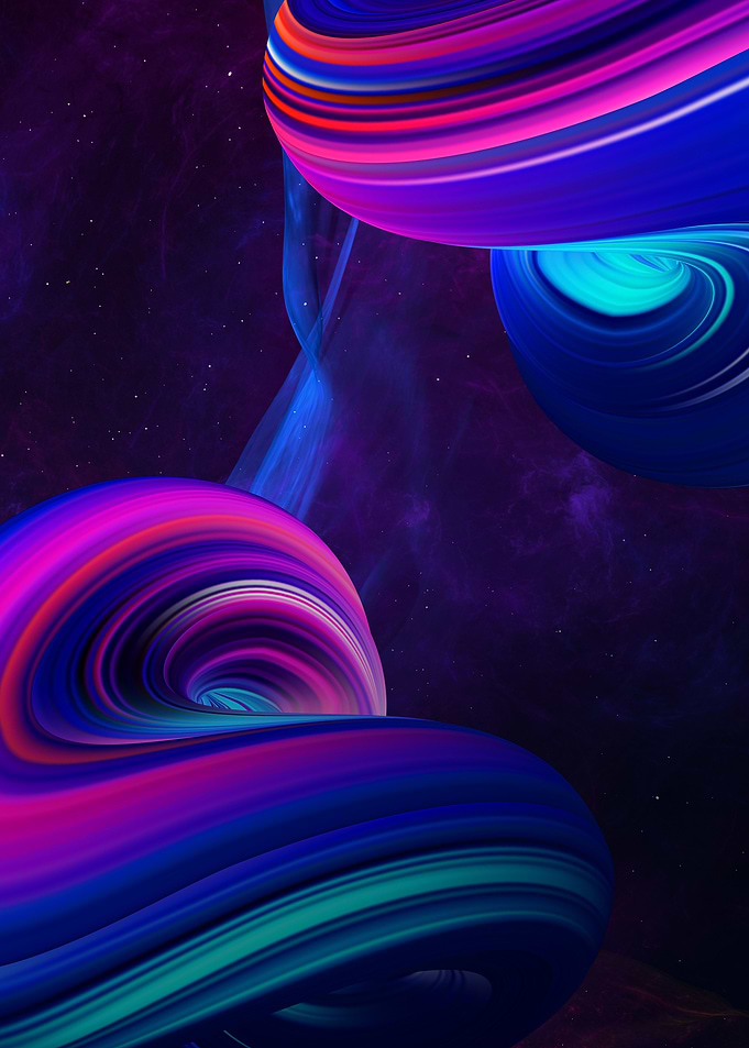 Neon twisted space