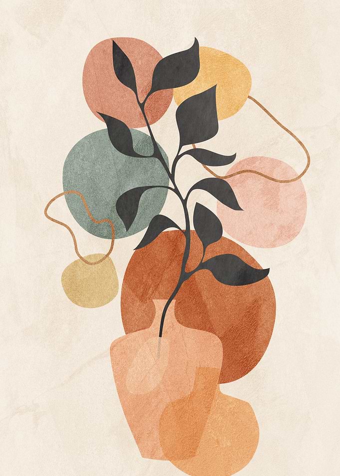 TROPICAL BOTANIC FLORAL12A