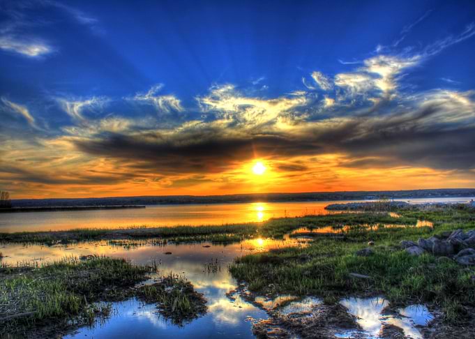 Sunset at the Sea Beach