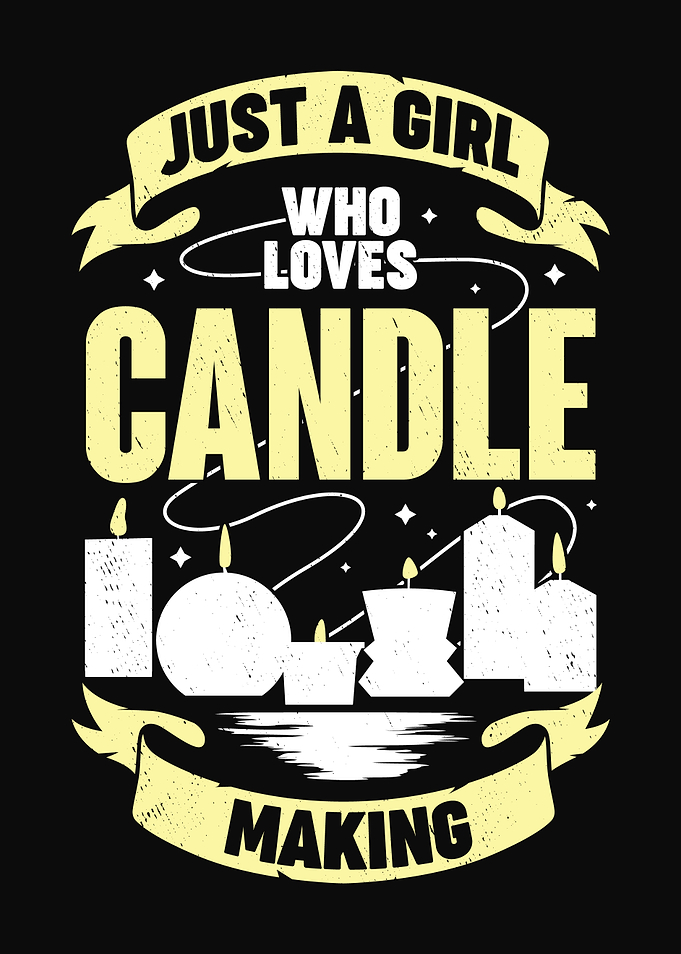 Candle Making Girl Design