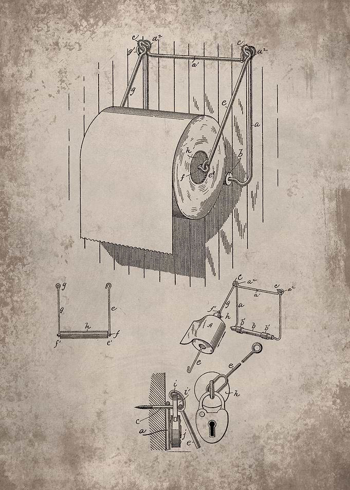 Toilet roll holder