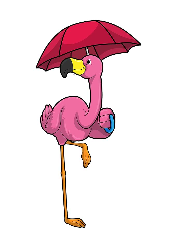 Flamingo Umbrella
