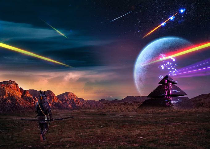 Strange Night Pyramid