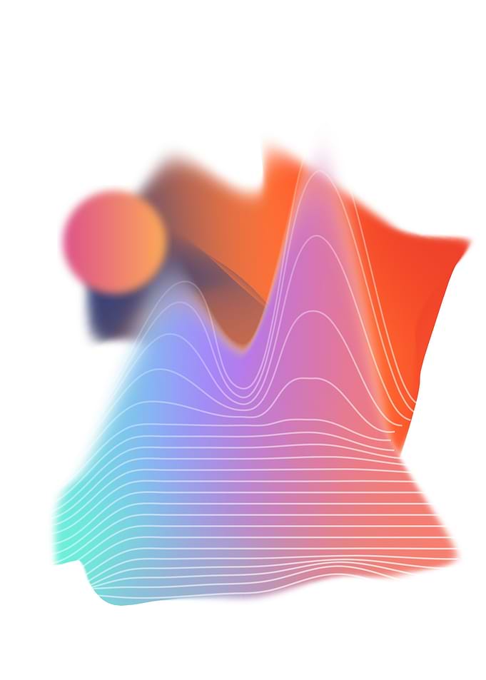 Abstract gradient warm