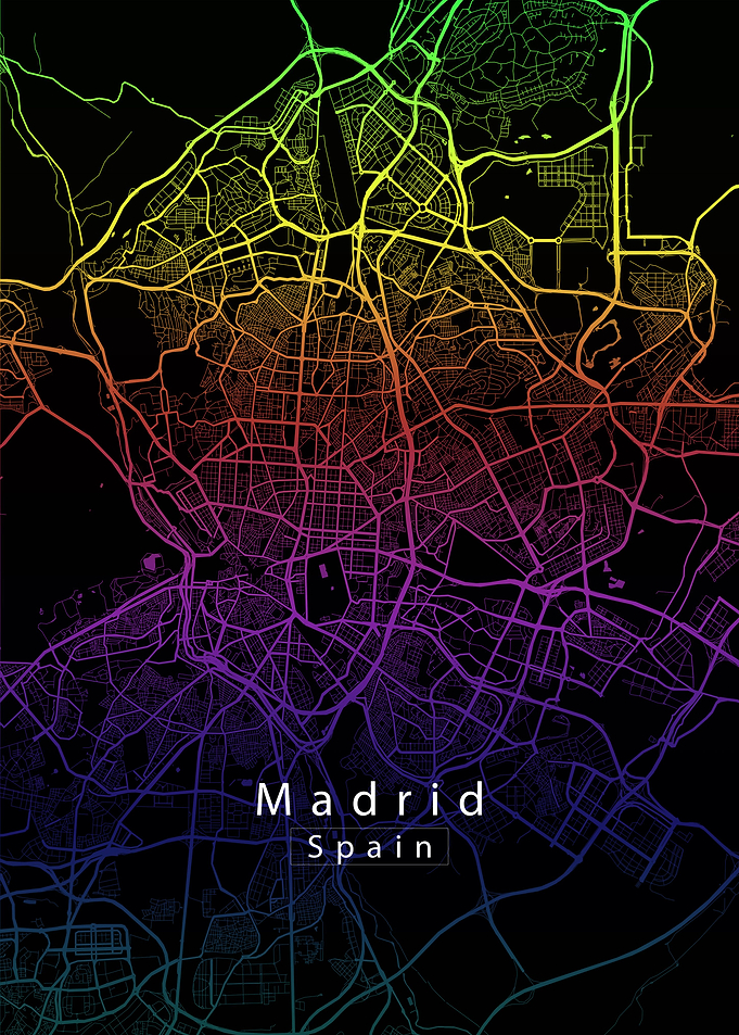 Madrid City Map