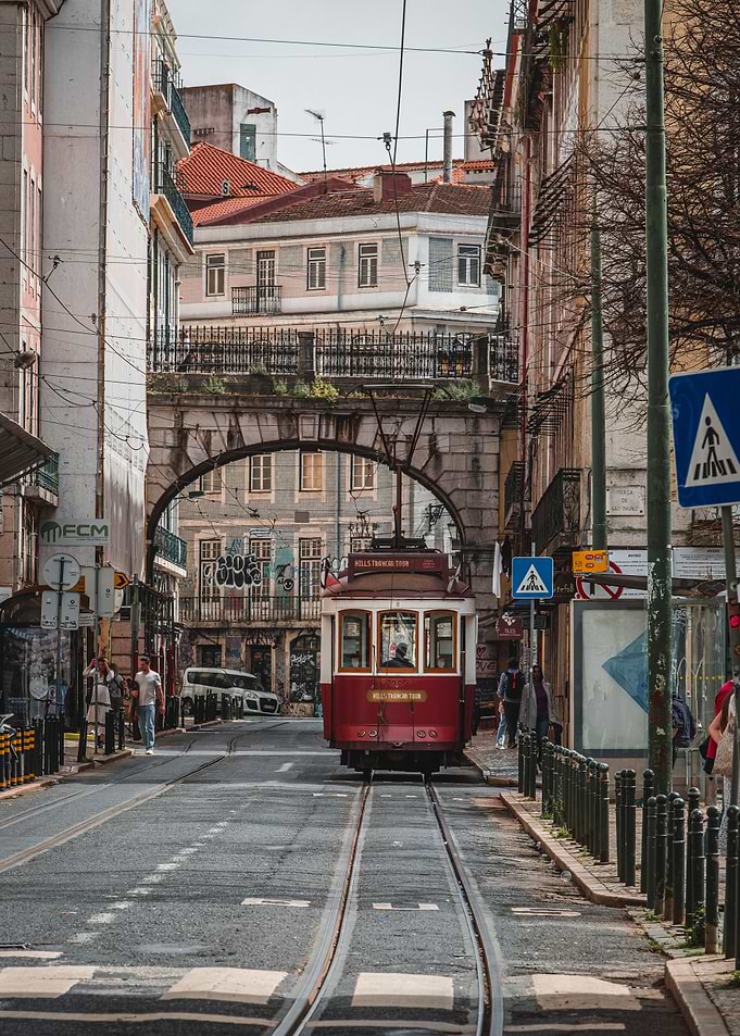 Red Lisbon Tram