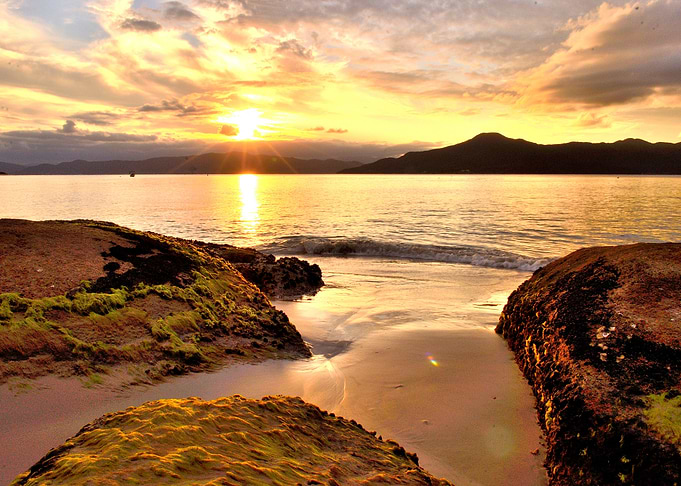 Sunset at the Sea Beach