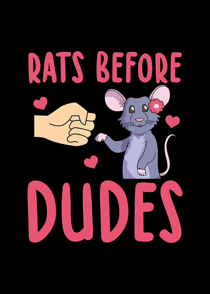 Cute Rats Pets Rodent Gift