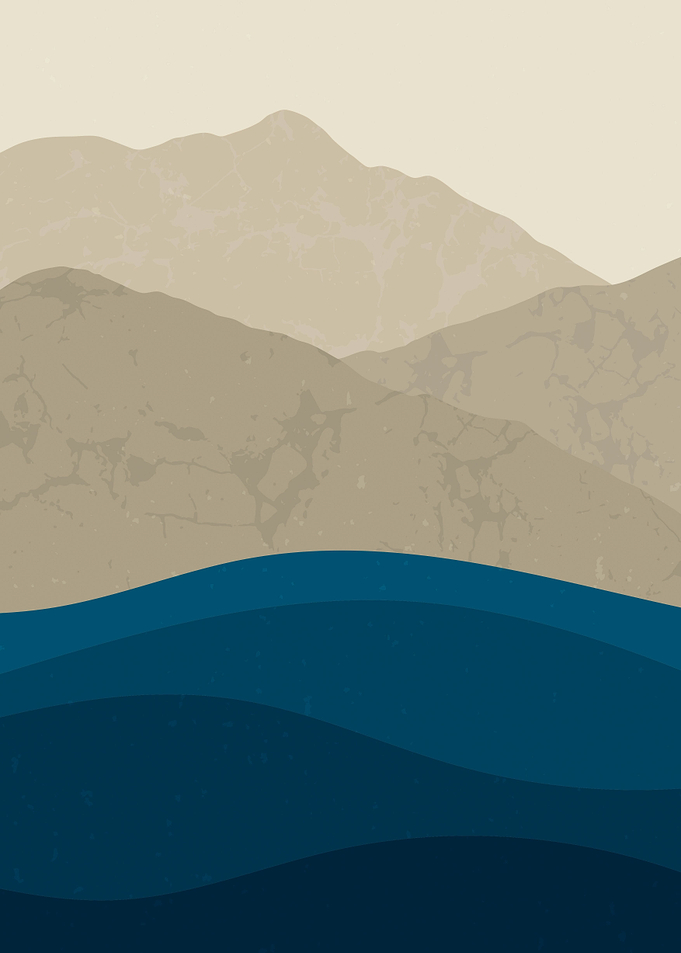 Abstract mountains