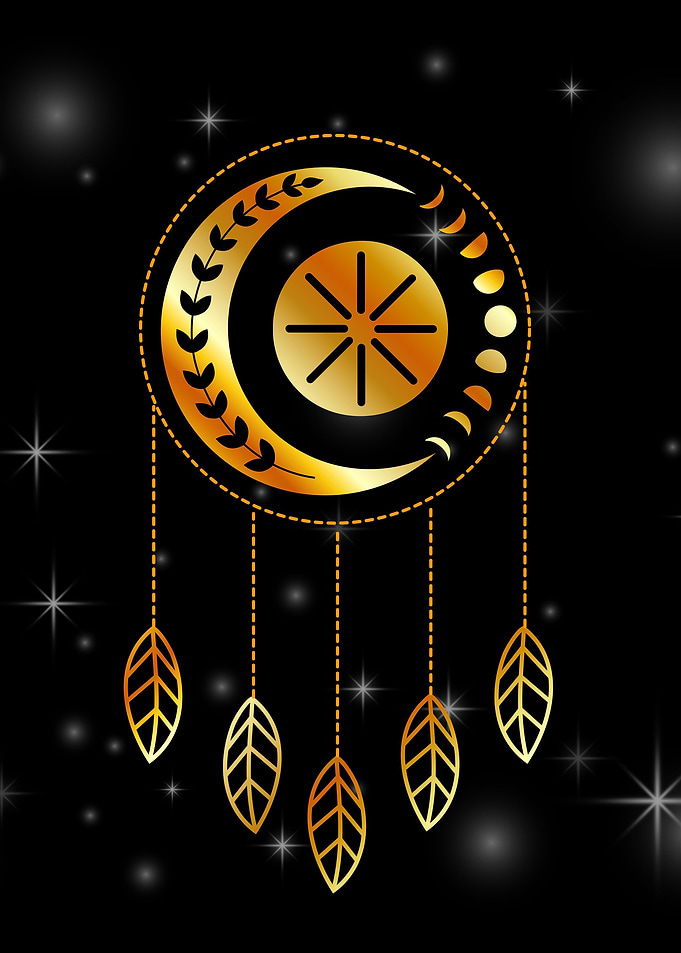 moon phases dream catcher