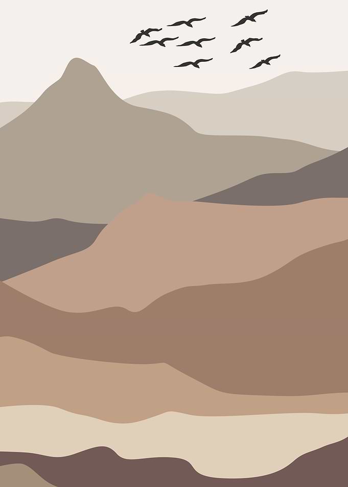 Camouflage mountain layer