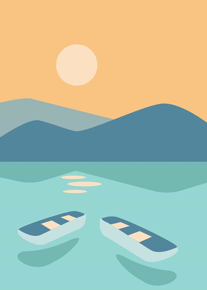 Sea sunset