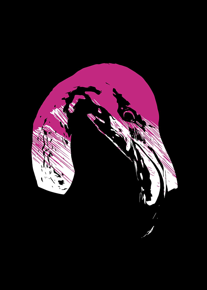 Pink flamingo