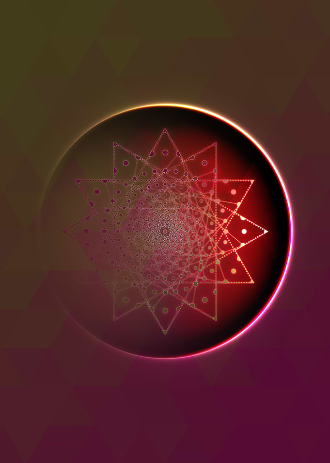 Rainbow Geometric Symbol