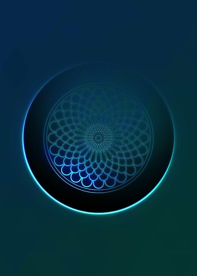 Rainbow Geometric Symbol
