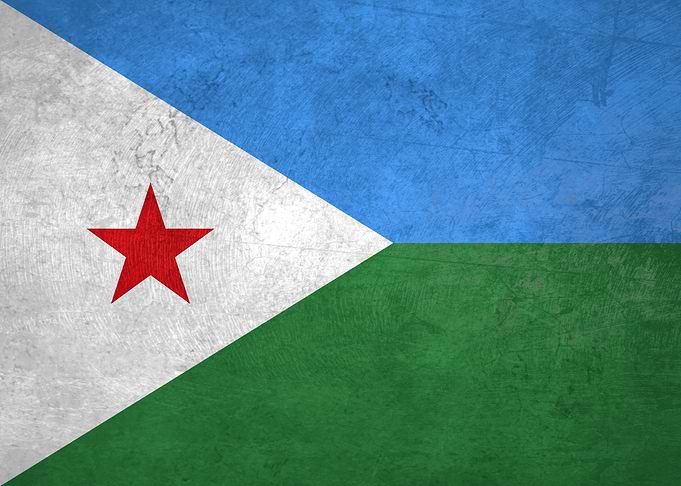 Flag of Djibouti on Wall