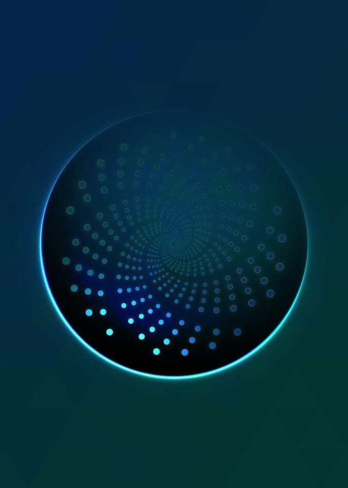 Prismatic Geometric Glyph