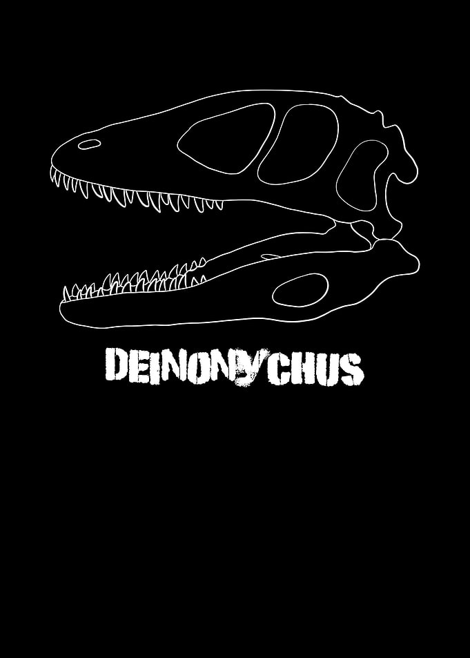 Dinosaurier Deinonychus