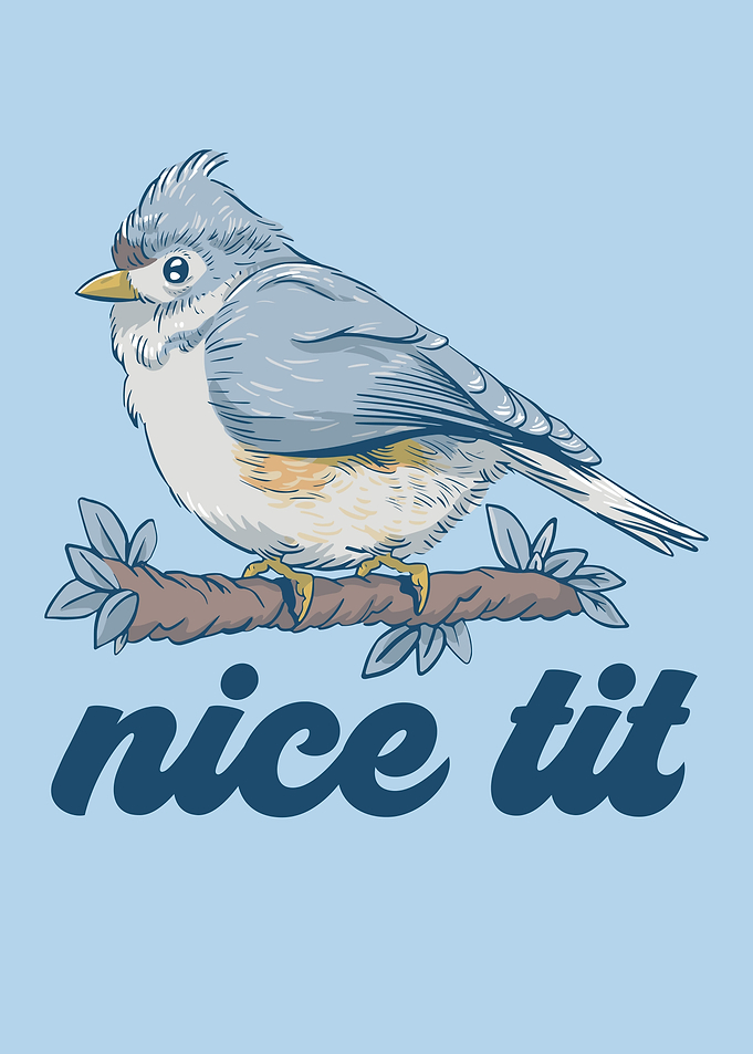 Nice tit funny bird Lover