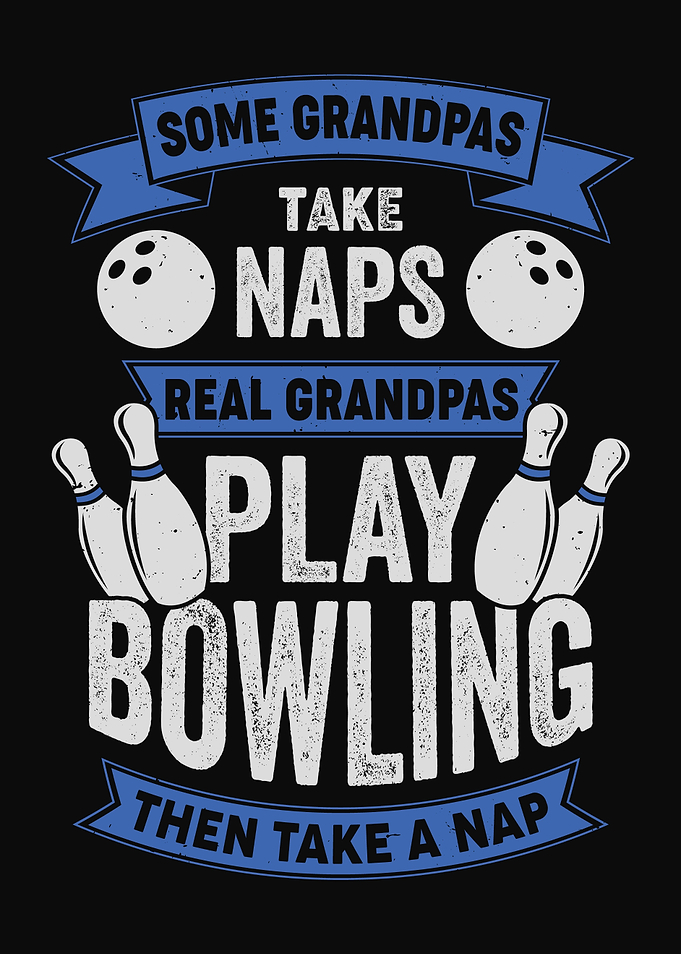 Bowling Grandpa Design