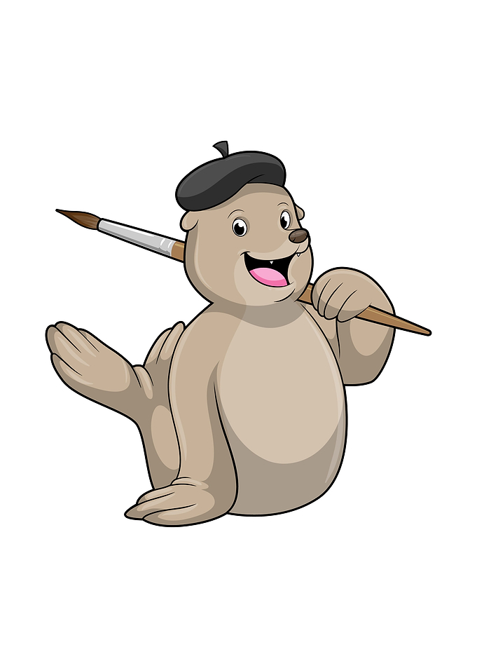 Seal Painter Paint brush