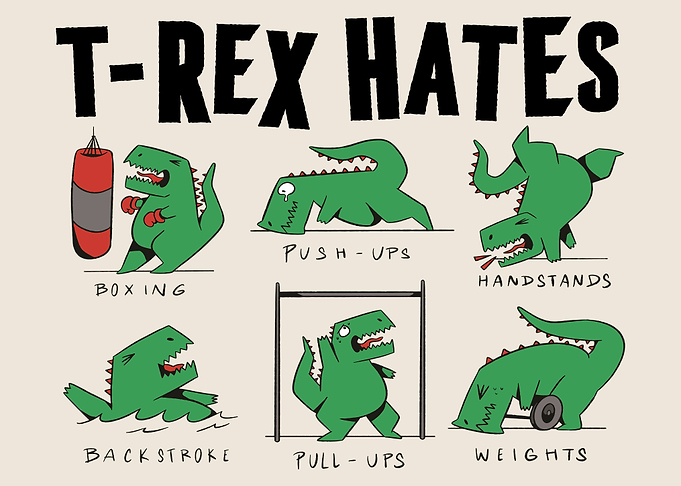 Trex gym hater