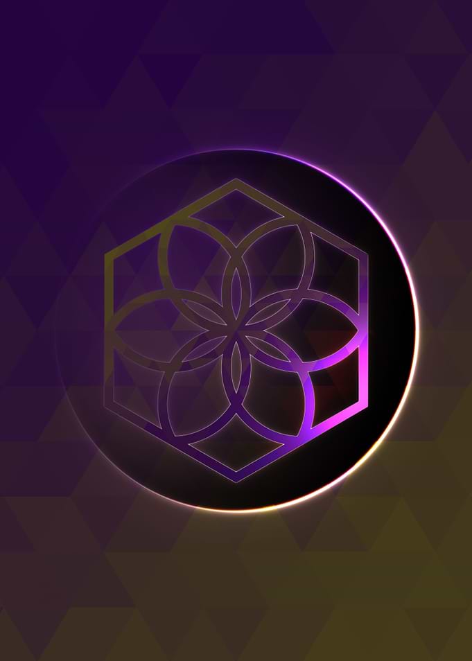 Rainbow Geometric Symbol