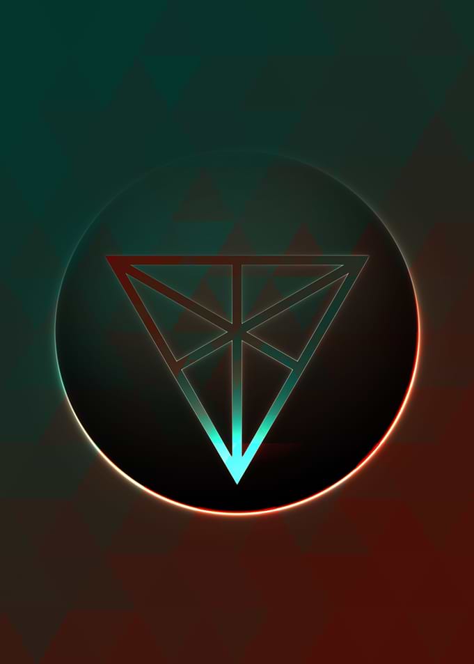 Neon Magic Circle Sign Art