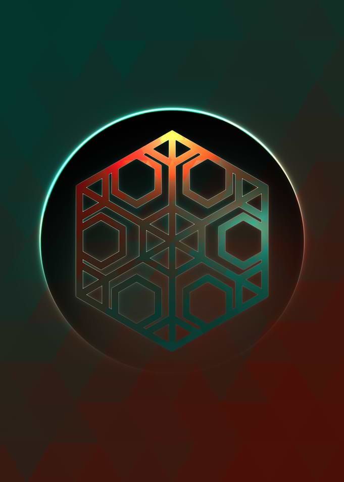 Neon Magic Circle Sign Art