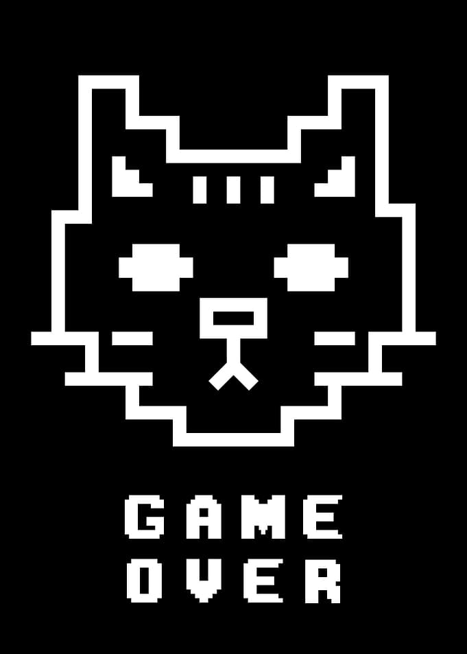 Game Over Cat