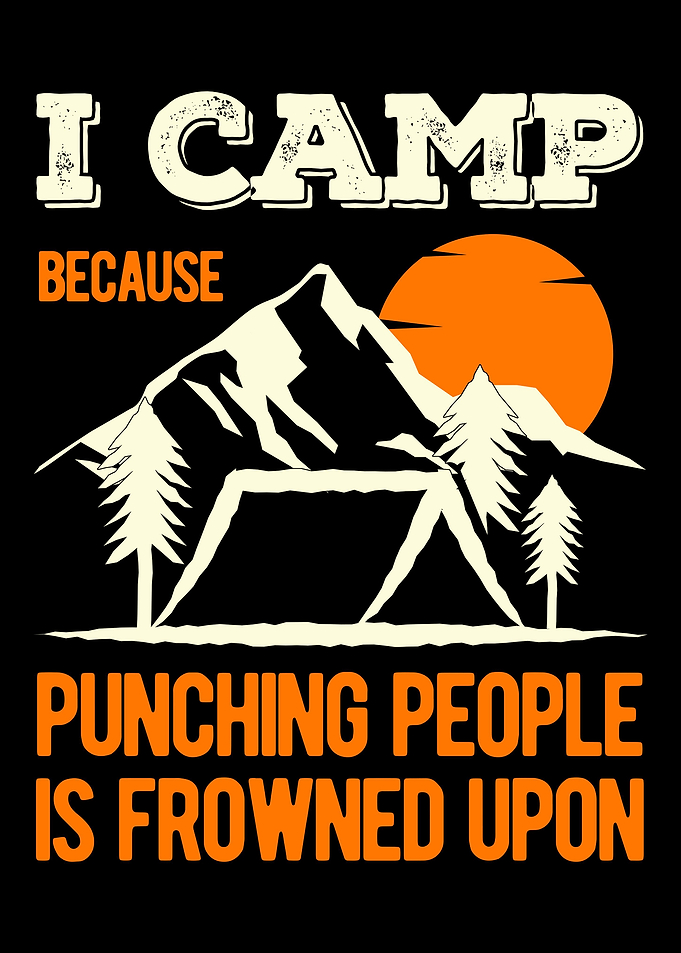 Funny Camping Saying