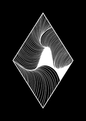 Line Art Diamond 02