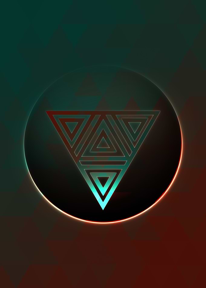 Glowing Glyph Seal Circle