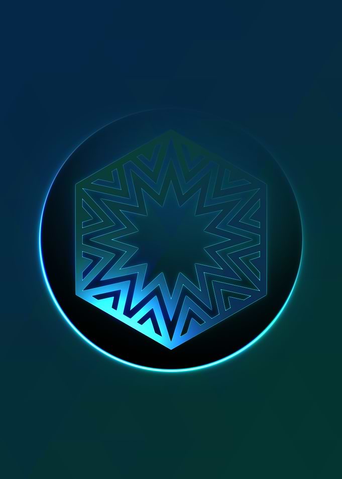 Glowing Glyph Seal Circle
