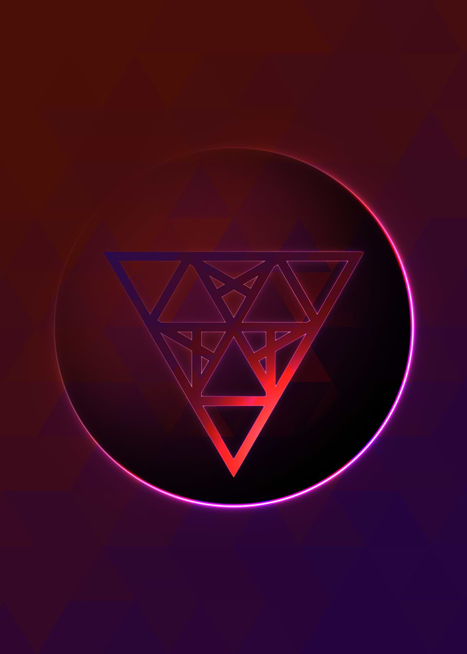 Rainbow Geometric Symbol