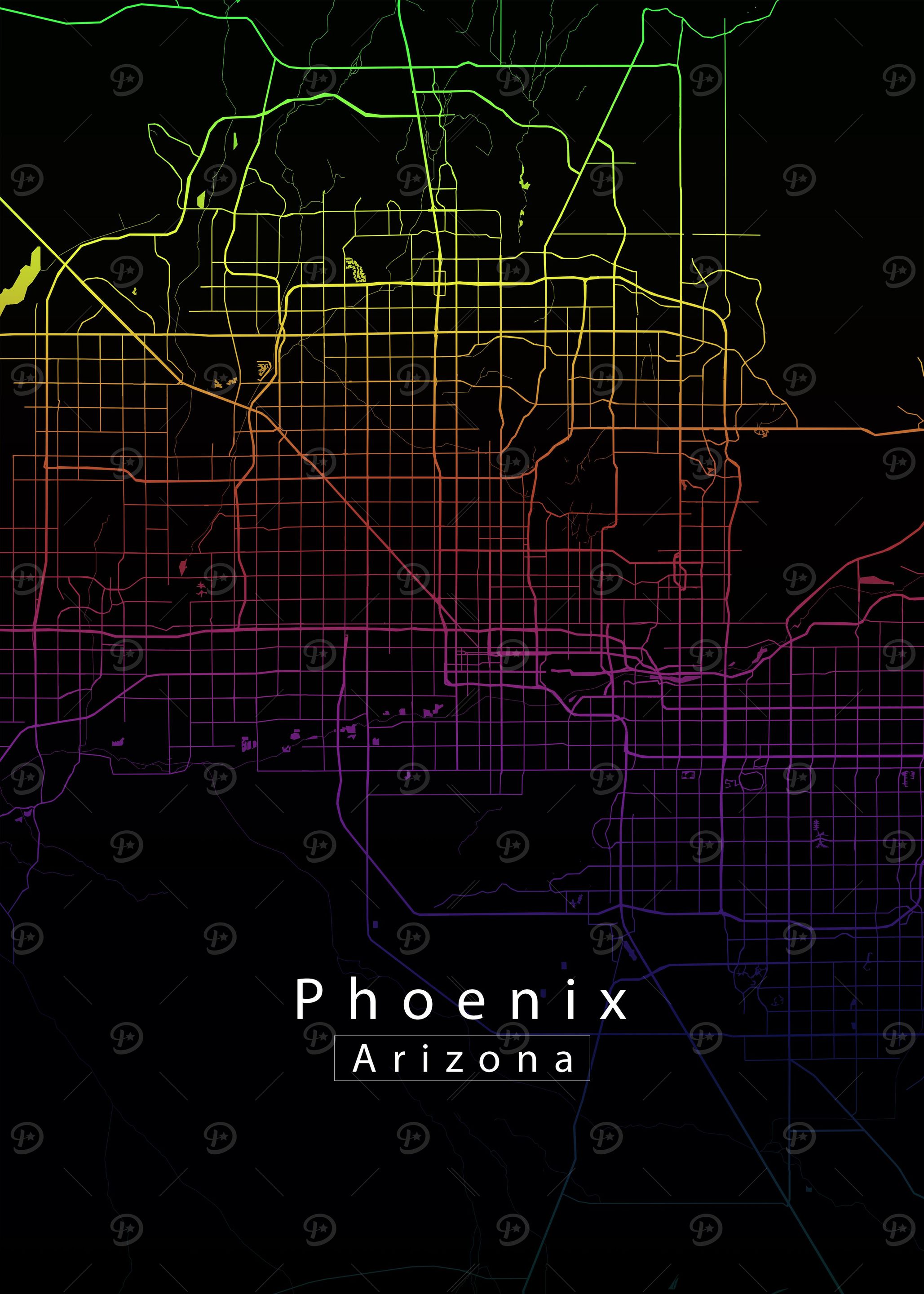 Phoenix City Map
