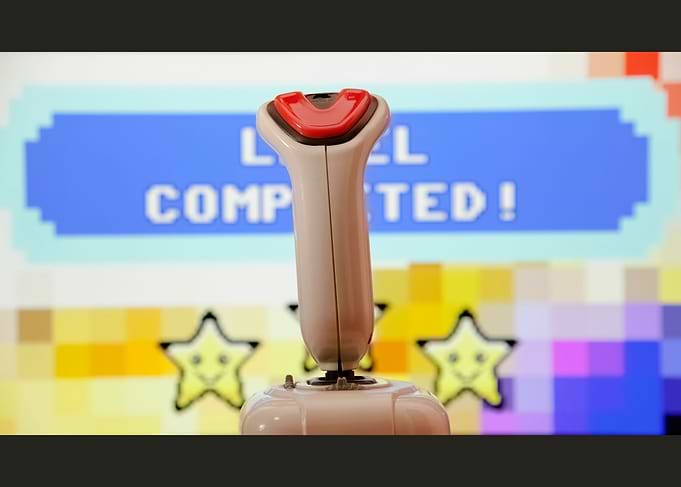 Joystick level completed