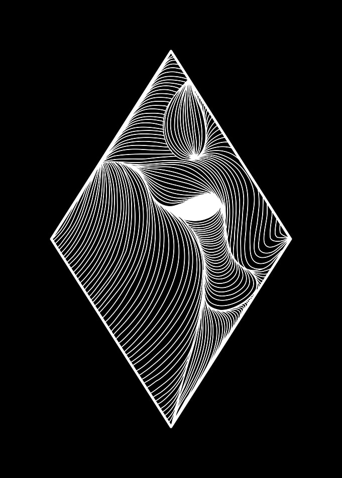Line Art Diamond 05