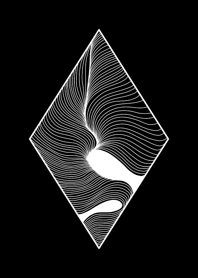 Line Art Diamond 01